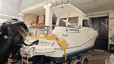 QUICKSILVER 640 WEEKEND + rimorchio CRESCI n3000