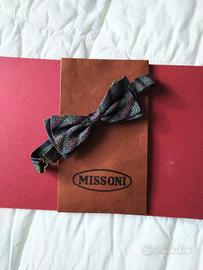 Papillon verde/grigio Missoni 