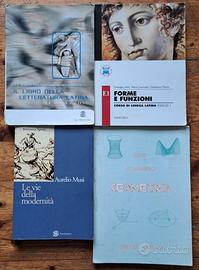 Manuali latino, storia moderna, algebra lineare