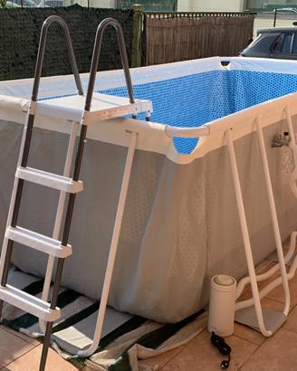 Piscina intex prism 4 mt x 2 mt x1.22