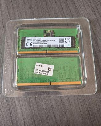 RAM DDR5 16GB (2x8GB) SODIMM 5600 SK hynix