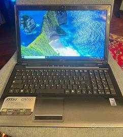 Notebook MSI CR650 - AMD - 4GB RAM – 500GB HDD-W10