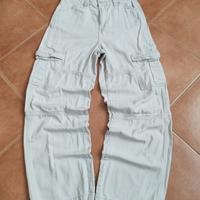 Pantalone cargo beige chiaro 