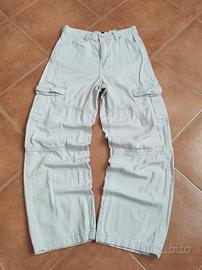 Pantalone cargo beige chiaro 