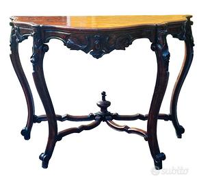 Consolle legno di noce Luigi Filippo, metà '800