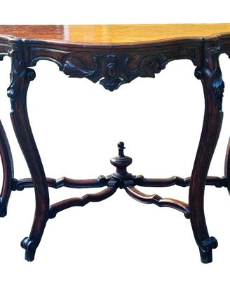 Consolle legno di noce Luigi Filippo, metà '800
