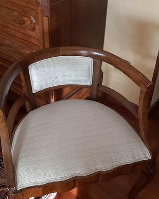 Poltrona a pozzetto stile Luigi XV - Restaurata