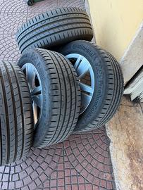Set gomme estive e cerchi VW 205/55/R16