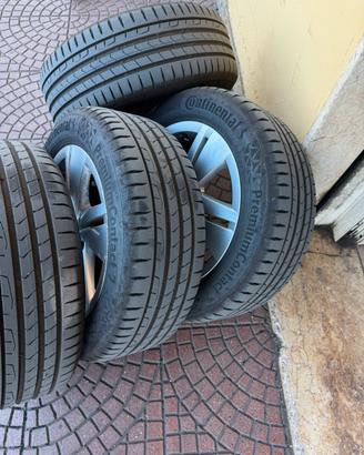Set gomme estive e cerchi VW 205/55/R16