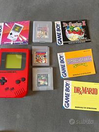 Game boy classic DMG rosso