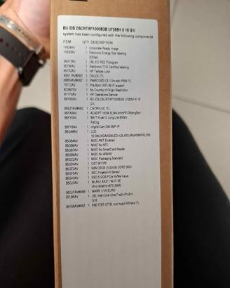 Mobile Workstation HP Zbook X 16 G1i P1000 Nuova