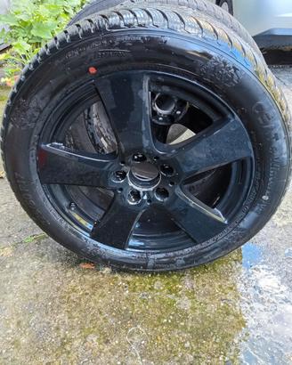 cerchi Mercedes con gomme invernali 225/50/17