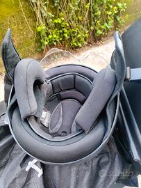 Casco Jet JFM – Nero Opaco – Taglia L (59-60 cm)