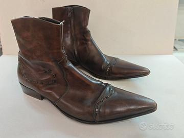 Stivali in cuoio artigianali made in italy