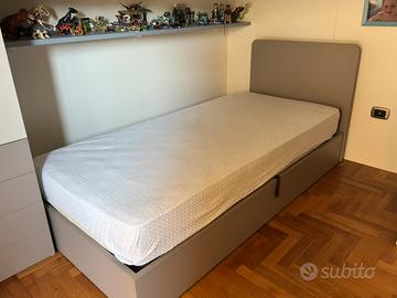 Letto singolo contenitore