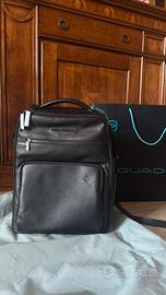 Zaino Viaggio PIQUADRO - Nuovo Pelle Nera