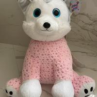 Peluches gigante cane/unicorno 80 cm