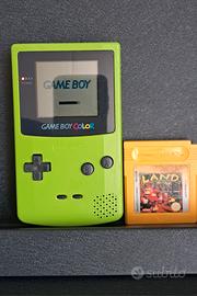 Nintendo GameBoy color lime➕️gioco originale. 