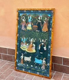 Quadro etnico indiano- Stile Pichwai/Rajasthan