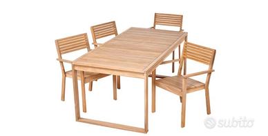 tavolo rettangolare in legno allungabile max 240cm