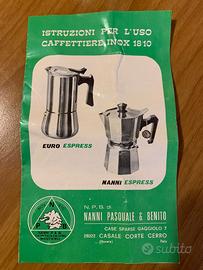 Caffettiera EURO espress NANNI da collezione!!!!