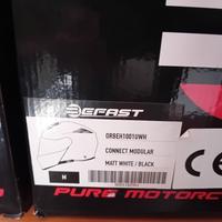 coppia di caschi modulari con interfono 