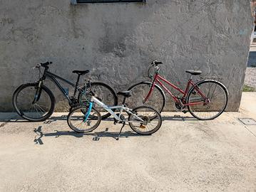3 biciclette da sistemare – vendute in blocco