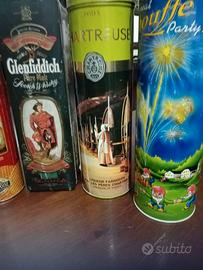 SCATOLE IN LATTA ANTICHE