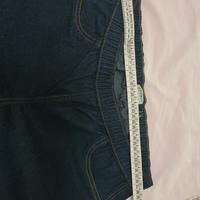 jeans leggins donna lungo blu