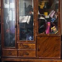 Vetrinetta vintage in radica – anni ’40/’50