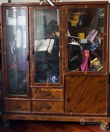 Vetrinetta vintage in radica – anni ’40/’50