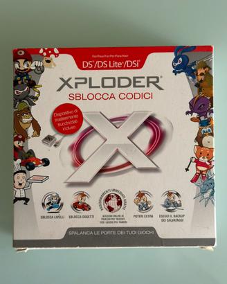 XPLODER sblocca codici xNintendo DS DSLITE e DSI