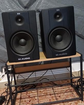 casse monitor studio M audio BX8 d2