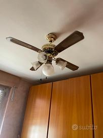 Lampadario con pale