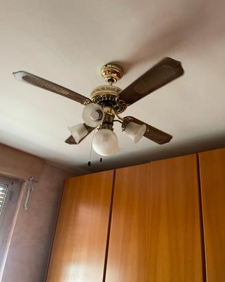 Lampadario con pale