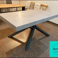 Tavolo 160x90 cm nuovo in tinta grigio