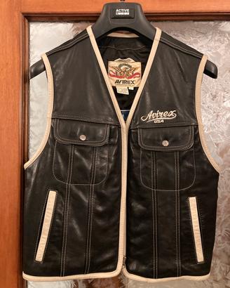 Gilet in pelle Avirex