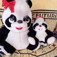 Peluche Mamma e Cucciolo Panda