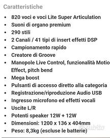 pianola professionale 