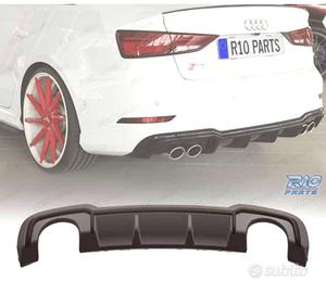 DIFFUSORE AUDI A3 S LINE SEDAN 17-20 LOOK RS3