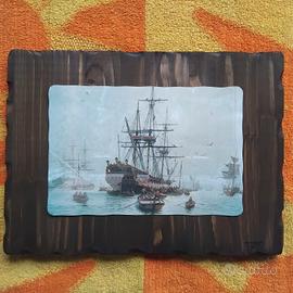 stampa su legno Velieri