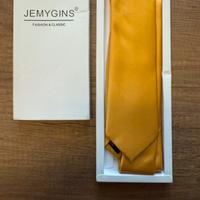 Cravatta oro Jemygins