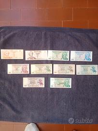 Transnistria Lotto 10 banconote quasi tutte FDS.