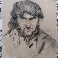Stampa D'epoca 1936. Disegno Di Giovanni Segantini