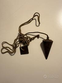 Filo a piombo originale vintage in ferro massiccio