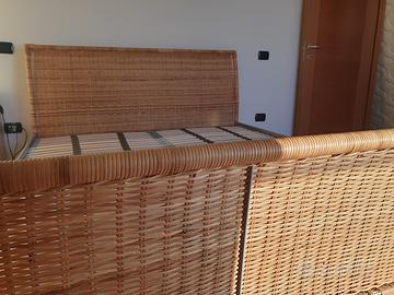 Letto in rattan