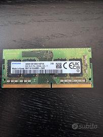 8GB Ram DDR4 Sodimm 3200 Samsung