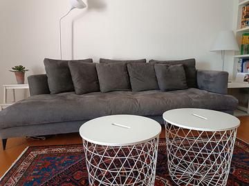 Divano a quattro posti, design Alberta Salotti