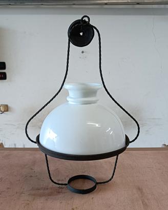 lampadario porta lume 
