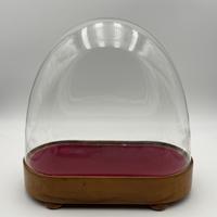 campana di vetro per orologio da tavolo parigina